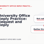 University Office Reply Practice: Request and Reply Examples