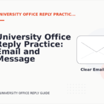 University Office Reply Practice: Email and Message Examples