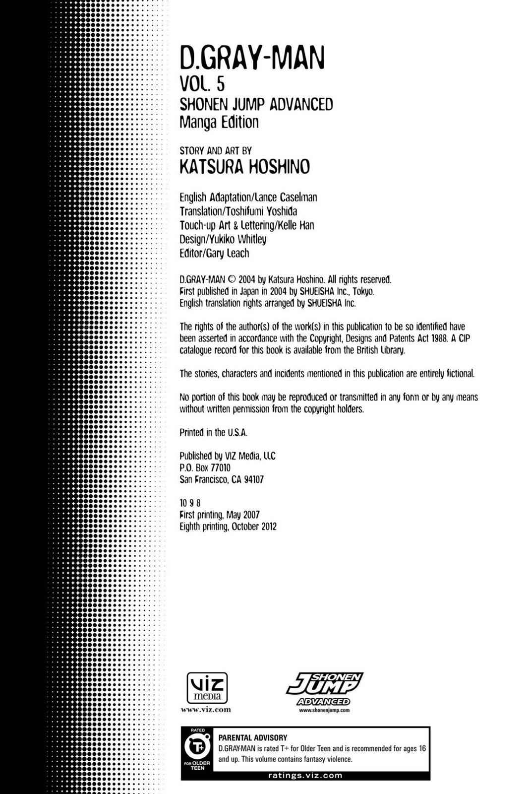 D.Gray-man Chapter 37 Page 3